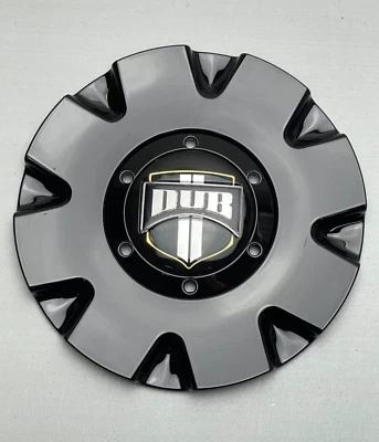 USED Dub Gloss Black Wheel Center Cap SCREWS NOT ONCLUDED M-859BK01 CAP M-859 - Image 1 of 3