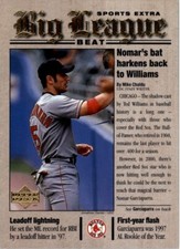2001 Upper Deck Big League Beat Insert #BB2 Nomar Garciaparra Boston Red Sox