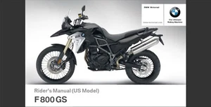 2016 BMW F800 GS Adventure USA model owner's manual (Reprint) - Picture 1 of 12