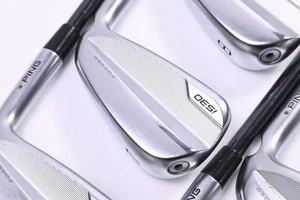 Ping i530 Irons / 6-PW+GW / Green Dot / Stiff Flex UST Mamiya Recoil Dart 75 - Picture 1 of 7