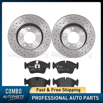 Juego de pastillas de freno de disco delanteras rotor de freno de disco para BMW 318ti 1999-1999 Foto 1 de 4