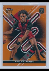 2023 TOPPS FINEST OVERTIME ELITE AUSAR THOMPSON ORANGE REFRACTOR 09/25 ROCKETS - Picture 1 of 2