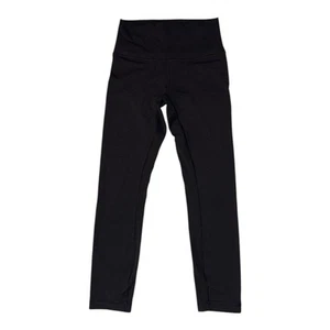 Lululemon Wunder Under High Rise Tight 25” Black Leggings Athleisure Size UK 10 - Picture 1 of 5