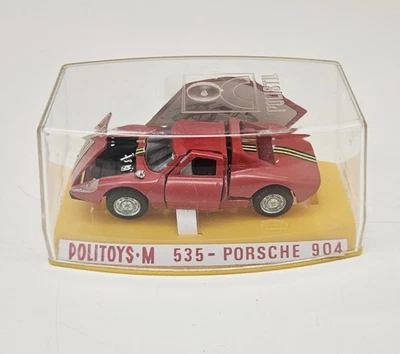 POLITOYS M 535 PORSCHE 904 - 1/43 -  ORIGINAL MINT BOX  - ROSSO PASTELLO - Immagine 1 di 4