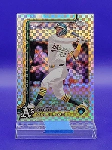 Miguel Andujar 2025 Topps Chrome X-Fractor SP 🔥 Athletics - Picture 1 of 2