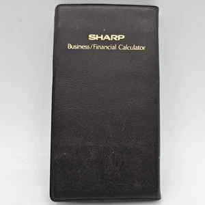 Sharp EL-733A Business Financial Calculator With Cover Vintage - Picture 1 of 4