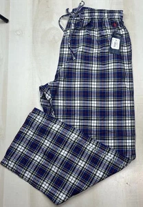 Polo Ralph Lauren Cotton Pajama Pants Plaid Blue Men’s Size XL NWT $55 - Picture 1 of 10