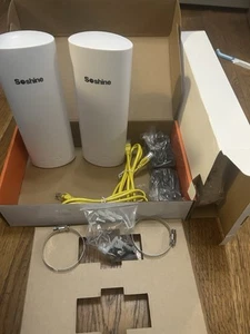 Soshine Wireless Bridge with Mounts 5.8G 300Mbps/Point to Point Wireless Bridge - Picture 1 of 3