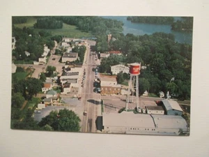 Balsam Lake Wisconsin Postcard Aerial View WI - Picture 1 of 2