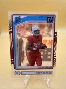 2024 Donruss Clearly Trey Benson Rated Rookie - Arizona Cardinals - Picture 1 of 4