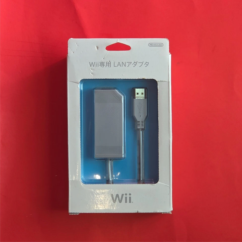 Official Nintendo Wii LAN ADAPTER Remote  👾 Wii OEM RVL-015 - Image 1 of 1