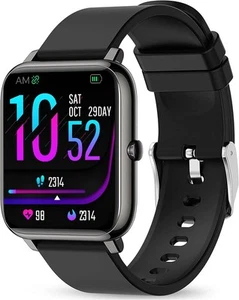 Popglory Smart Watch, 1.4'' HD Fitness Tracker con Pressione Sanguigna, Frequenza Cardiaca - Foto 1 di 7