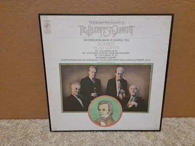 Schubert: The Last Quartets - The Budapest Quartet 1975 Odyssey 3 LP Box Set - Image 1 of 4