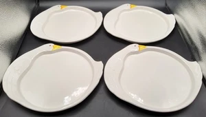 4 RARE Vintage White Goose Geese 11" Plates Made for Lord + Taylor in Japan - Picture 1 of 8