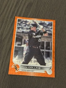 2022 Topps Series 2 Orange Foilboard /299 #351 ZACK COLLINS Baseball Card - Bild 1 von 4
