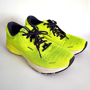 Brooks Ghost 13 Neon Yellow Women's Running Shoes Sneakers 10.5 Highlighter - Picture 1 of 7