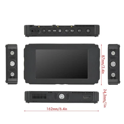 Fotga A50T 5'' 1920*1080 HD 4K Input Output 170° Wide Angle Camera Monitor GDB - Image 1 of 4