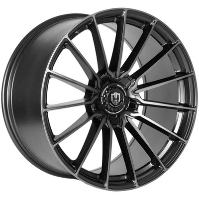 Curva CFF75 20x9 5x112 +35mm Black/Tint Wheel Rim 20" Inch - Image 1 of 4