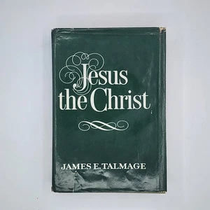Jesus the Christ 1985 James Talmage HC (Good) DJ (Good) Rare 3/4 Cloth Cover - Imagen 1 de 10