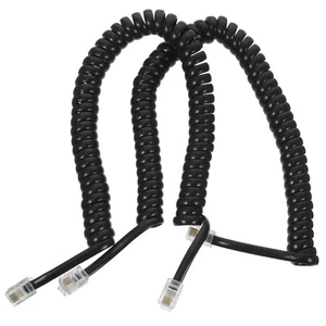2 szt. Kabel telefoniczny do słuchawek Kabel telefoniczny do telefonów stacjonarnych Kabel stacjonarny - Zdjęcie 1 z 12