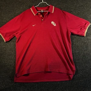 VINTAGE NIKE Florida State Seminoles Polo Herren XL College Basketball Football FSU - Bild 1 von 11