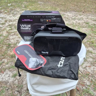 Juego de cabezales de realidad virtual para teléfono inteligente TZUMI aplicaciones VR compatibles con Plug and Play Foto 1 de 4