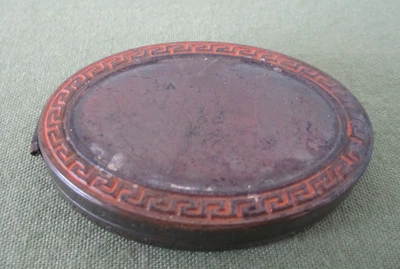 Antique Or Vintage FLESH , A . Lee Pills Tin Box Persons - Image 1 of 4