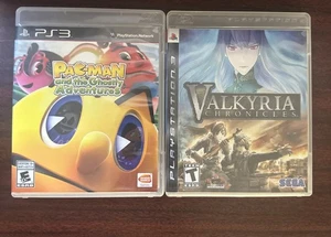 Pac-Man and the Ghostly Adventures And Valkyria Chronicles Lot PlayStation 3 - Picture 1 of 3