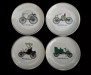 4 Vintage SECURITY TRUST COMPANY Bank Car Mini Plates Promotion Saint Louis - Picture 1 of 7