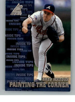 1998 Pinnacle Inside #142 Greg Maddux IT (ref 134471) - Image 1 of 2