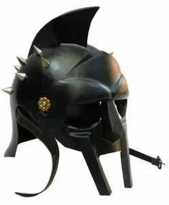 Gladiator Maximus Armor Helmet Knight Wearable Helmet LARP Handmade item - Picture 1 of 4