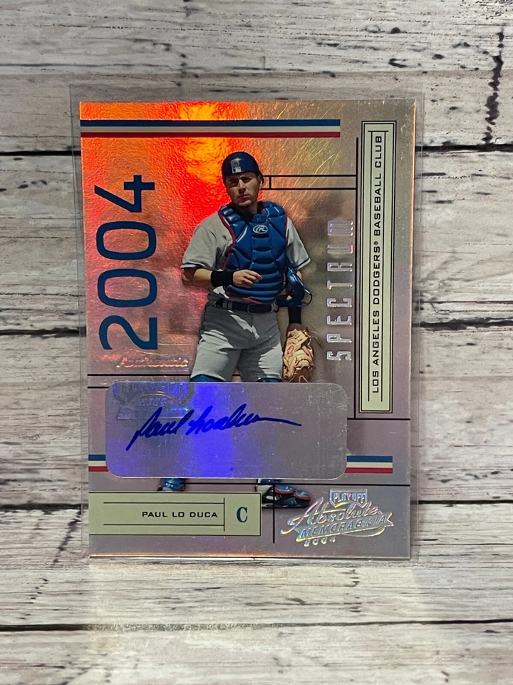 2004 Absolute Signature Spectrum Silver Autograph #111 Paul Lo Duca /50 - Image 1 of 2