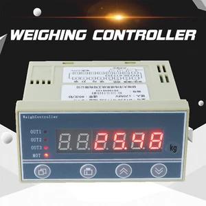 Controlador de pesaje de pantalla LED de 6 dígitos indicador de celda de carga con salida de 2 relés - Imagen 1 de 7