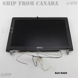 Dell Latitude D420 Laptop 12.1" LCD Screen Assembly With Frame  - Picture 1 of 4