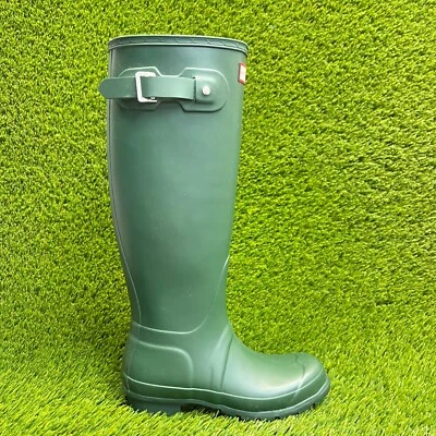 Hunter Original Botas de Lluvia Altas Para Mujer Talla 5 Verdes Exterior Impermeables Hasta la Rodilla Foto 1 de 4