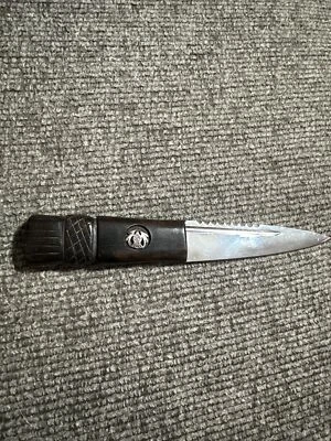 Vintage Celtic Scottish Sgian Skean Dubh Dirk Dagger 7" Knife - Image 1 of 4