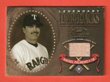 RAFAEL PALMEIRO - 2001 Donruss Classics Legendary Lumberjacks #LL41  *Bat Card*