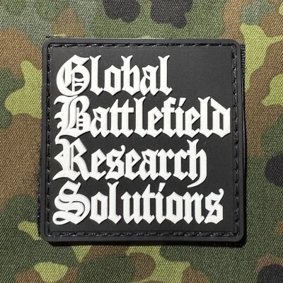 GBRS GROUP PVC Morale Patch LUMINOUS Global Battlefield Research Solutions GLOWS