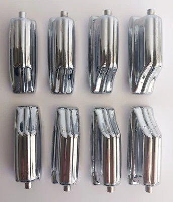 VINTAGE ROGERS  BASS DRUM CLASSIC LARGE LUGS with SPRINGS + SCREWS USA LOT OF 8 - Image 1 of 4