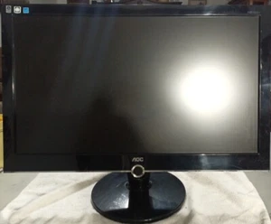 AOC 2330V Piano-black 23" Widescreen 30000:1 Full HD 1080P LCD Monitor w/VGA - Picture 1 of 6