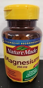 Nature Made Magnesium 250 mg Tablets 200 tablets - Picture 1 of 5