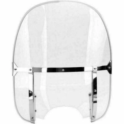 Drag Specialties DS-710316 Clear Upper/Lower Beaded Edge Windshield Harley FL Foto 1 de 3