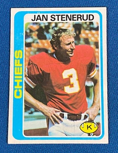 1978 tarjeta de fútbol americano Topps Jan Stenerud #238 en muy buen estado de los Kansas City Chiefs - Imagen 1 de 2