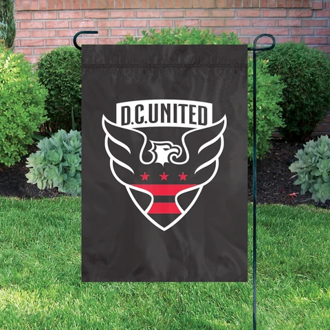 12 x18 D.C. United Garden Flag MLS Soccer Premium Embroidered Heavy Duty Cover