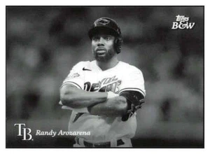 Randy Arozarena 2023 Topps bianco/nero #91 ID MLB:87116 - Foto 1 di 2