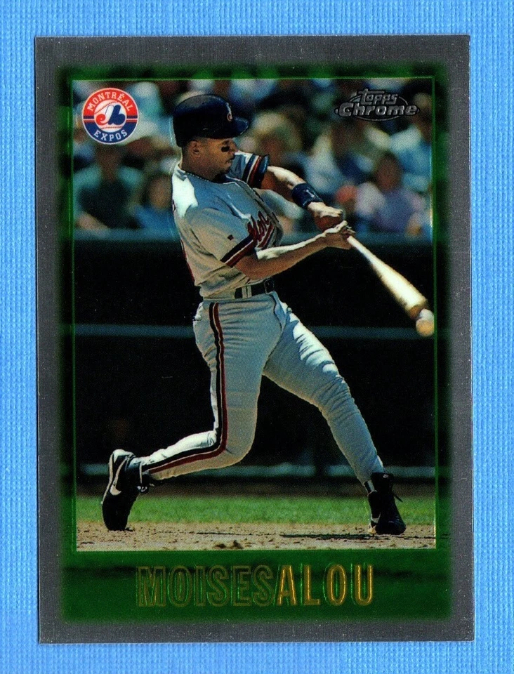1997 Topps Chrome #161 Moises Alou Expos - Image 1 of 1