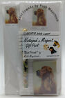 New Irish Setter List & Note Pads Magnet Pen Stationery Gift Pack Ruth Maystead