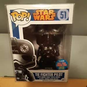Funko Pop! TIE FIGHTER PILOT #51 NYCC EXCLUSIVE STAR WARS - Imagen 1 de 3