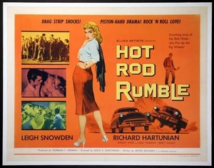Hot Rod Rumble movie film DVD transfer Hot Rod Drag Race Car Club Gang greaser - Picture 1 of 2