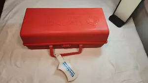 Vintage Plastic Red View-Master Collector's Case, READ - Foto 1 di 9